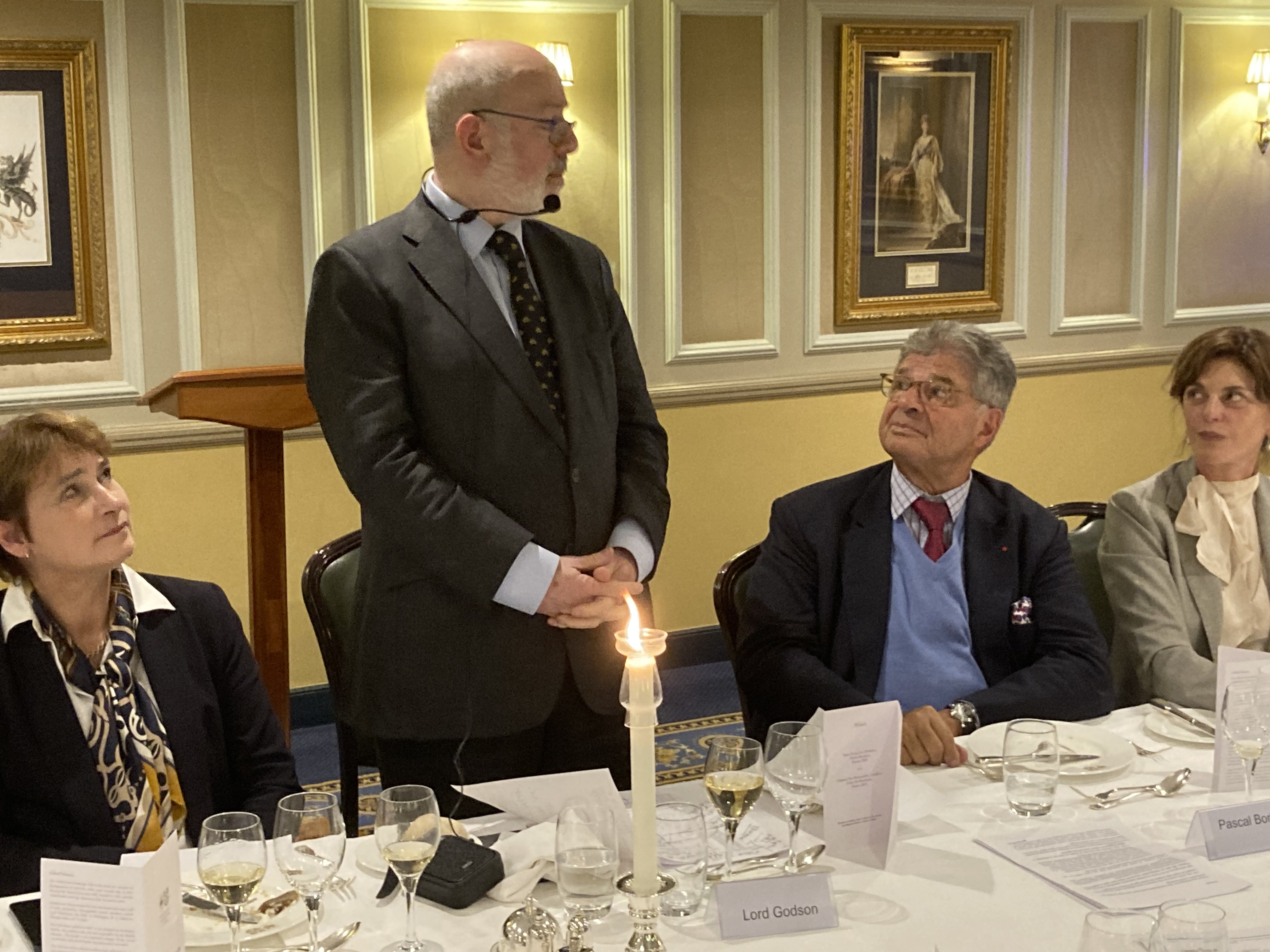 Dîner – débat avec Lord Dean Godson